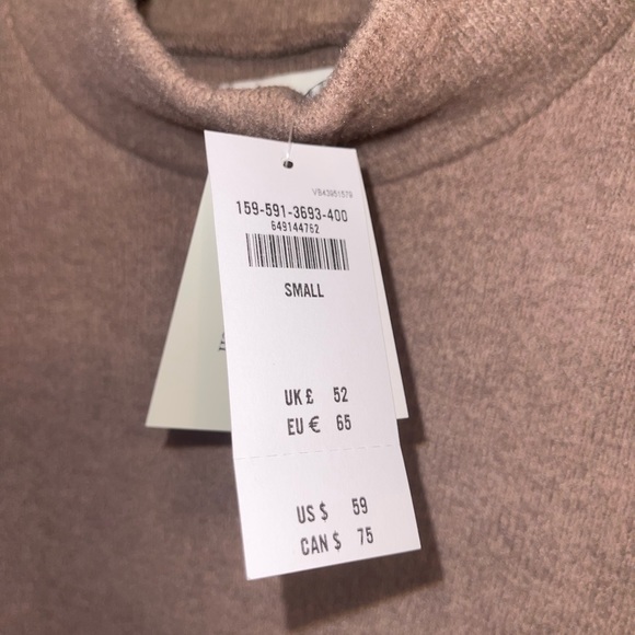 Abercrombie & Fitch Cozy Knit Mini Dress - Brown - Size S - NWT - Picture 5 of 5